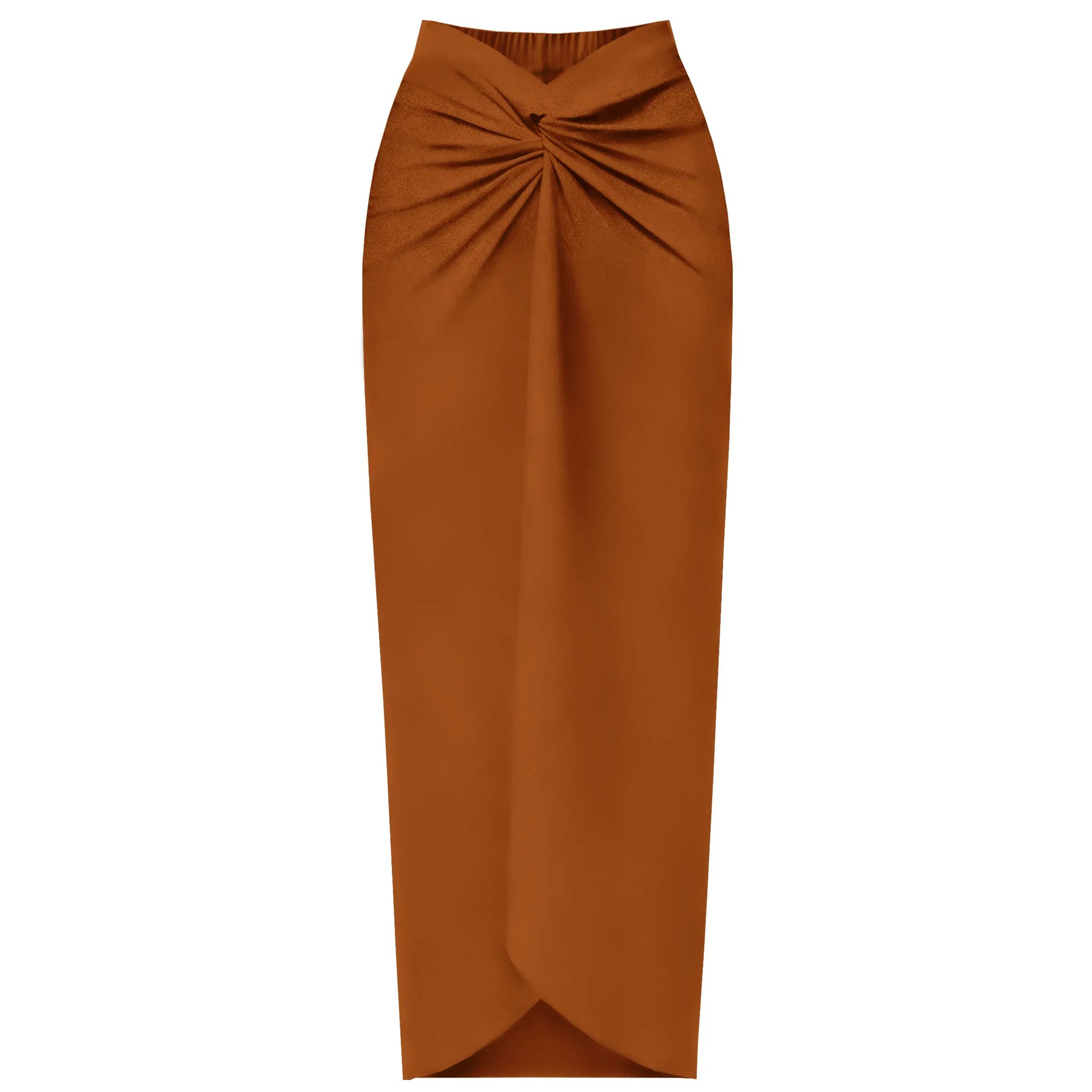 Conjunto Resort Darvia – Biquíni Assimétrico com Saia Midi Drapedd