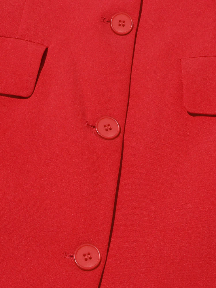 Vestido Minimalista Colar Entalhados - Cintura Alta e Sem Mangas