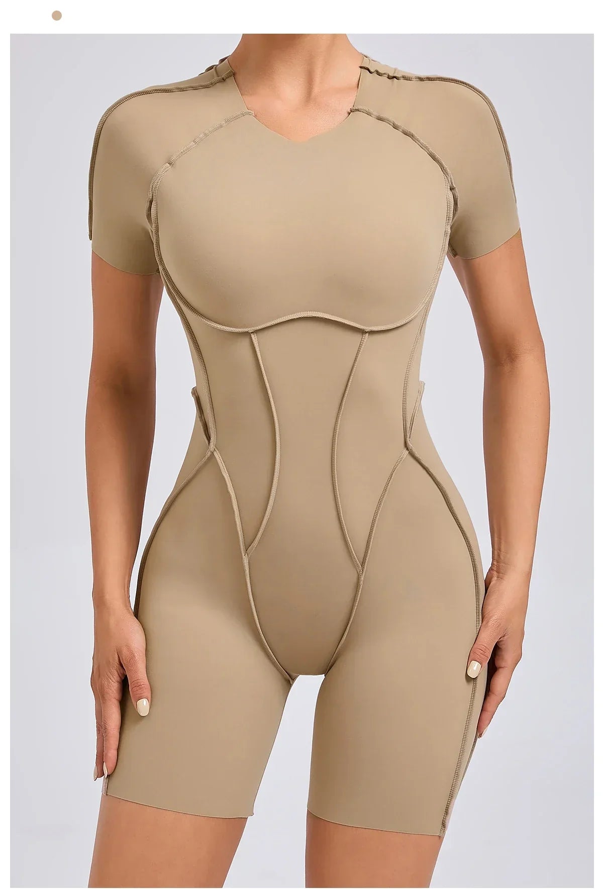 Macaquinho Fitness Feminino – Costas Nua, Cintura Alta e Efeito Levanta Bumbum | Treino, Yoga e Academia