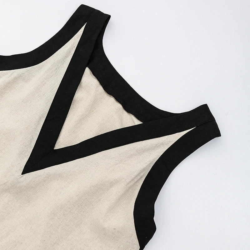 Vestido de Linho Sem Mangas – Leve e Elegante