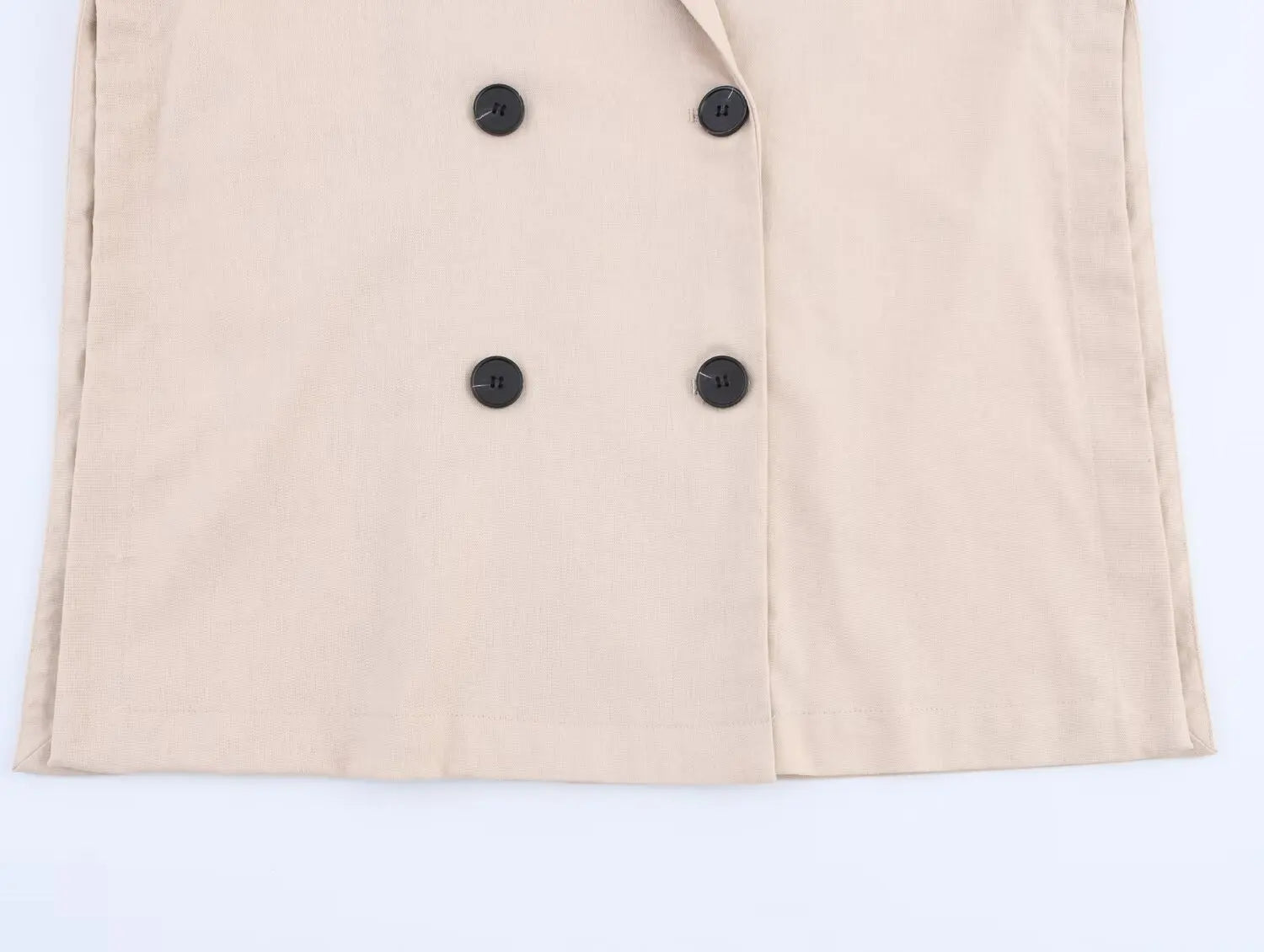 Conjunto Alfaiataria Moderna – Blazer com Botões Duplos e Calça Wide Leg