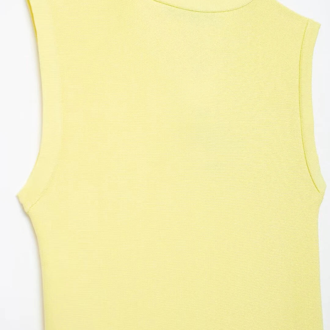 Mini Vestido Modal Plissado de Malha com Gola Redonda