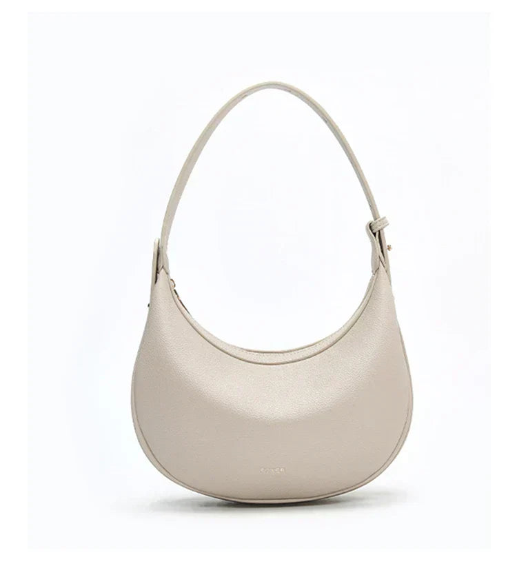 Bolsa – Modelo Meia-Lua, Estilo Crossbody, Elegante