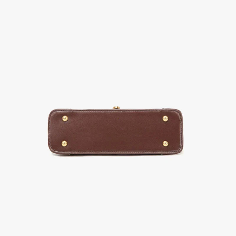 Bolsa de Ombro – Couro Ecológico, Estilo Luxo, Pequena e Elegante, Modelo Underarm/Clutch