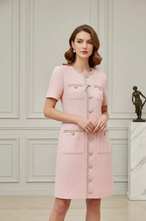 Vestido Luxo Atemporal TWEED - Novidade