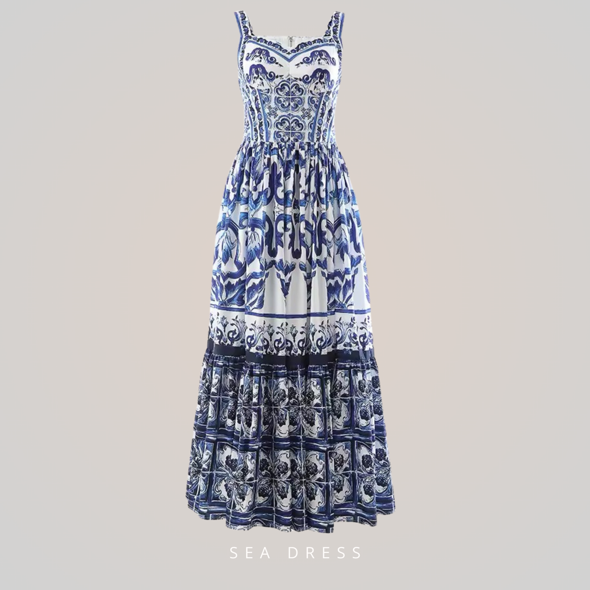 Vestido Estampa Dolce - Elegante