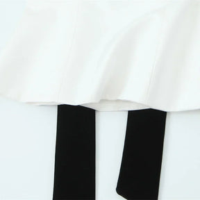 Blusa Sem Alças com Laço - Top Cropped Branco Estilo Chic