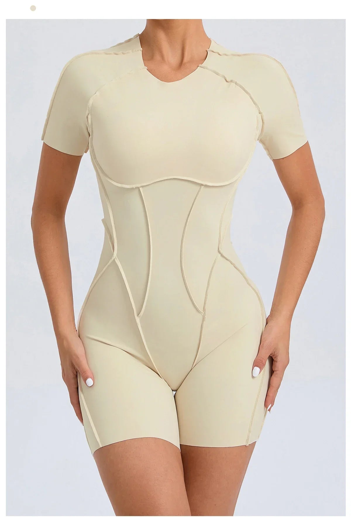 Macaquinho Fitness Feminino – Costas Nua, Cintura Alta e Efeito Levanta Bumbum | Treino, Yoga e Academia