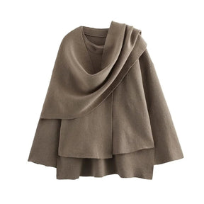 Casaco com Gola Assimétrica – Inverno com Estilo e Conforto