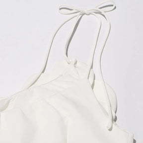 Vestido de Flores 3D – Sem Mangas, Elegância e Sofisticação