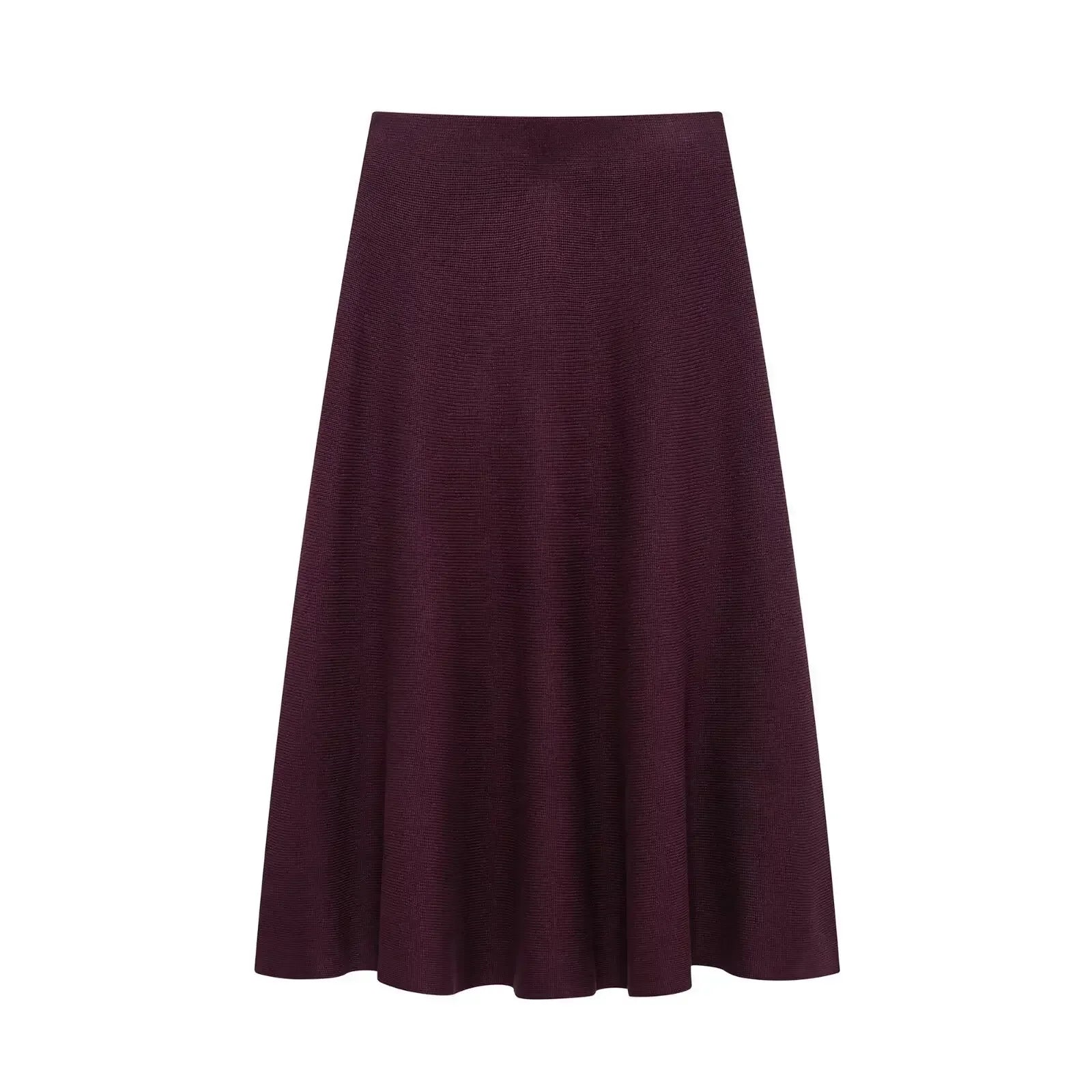 Conjunto Feminino Minimalista em Tricô – Jaqueta + Saia | Look Elegante