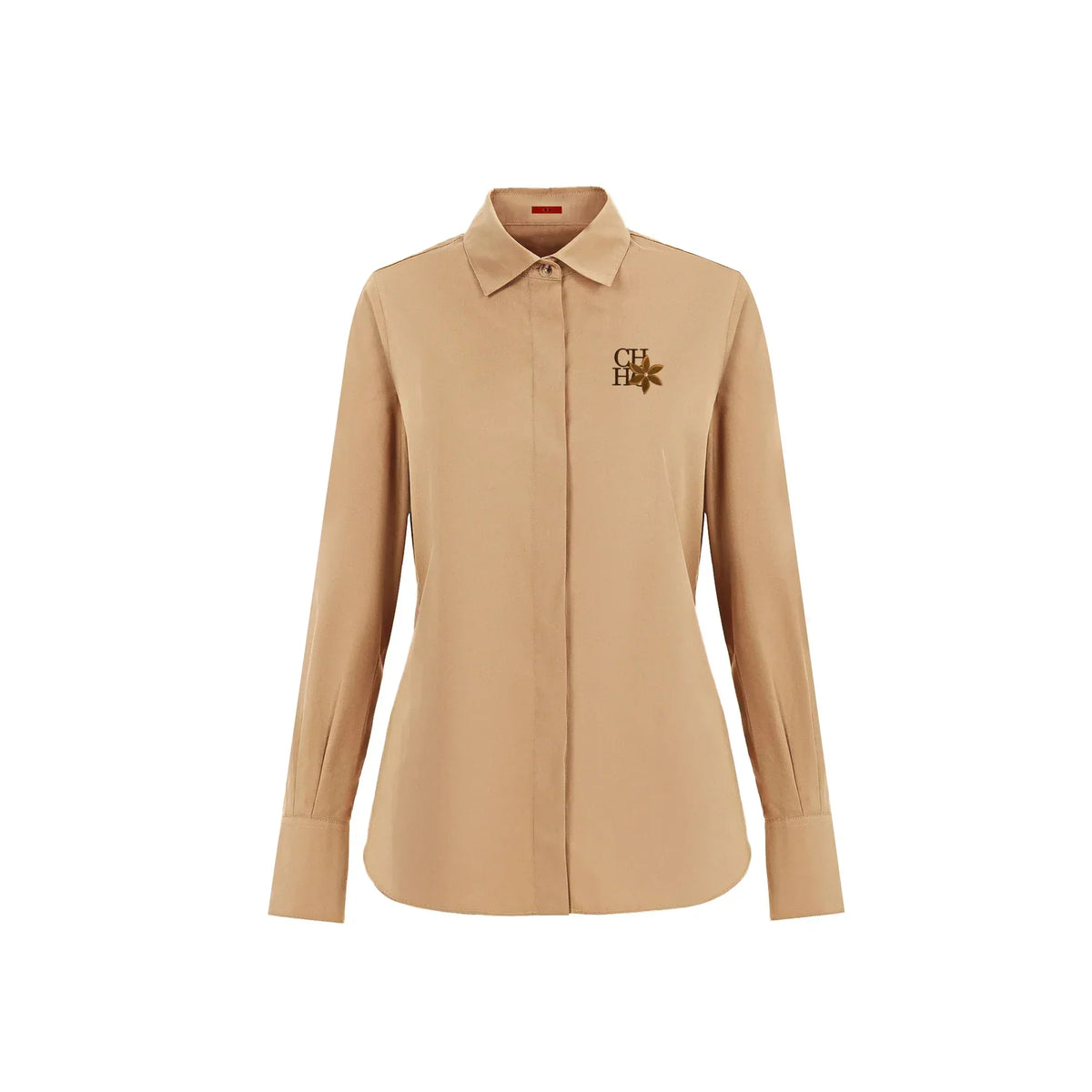 Conjunto CHCH – Camisa Bordada + Saia Midi Plissada Casual Chic