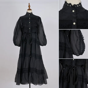 Vestido Lumière – Edição Exclusiva com Renda Bordada