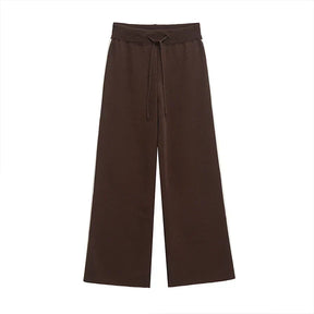 Conjunto Moletom Pulôver e Calça Cintura Alta com Elastano, Estilo Vintage